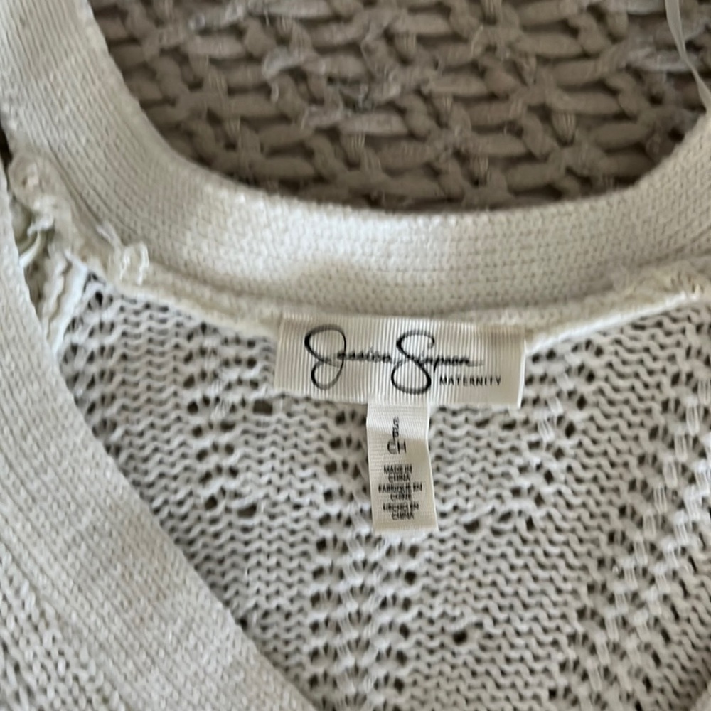 Jessica Simpson maternity sweater
